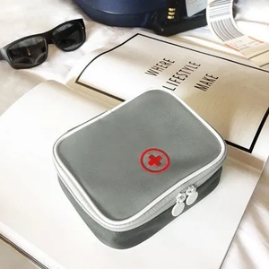 Travel Storage First Aid Kit Small Medicine Bag Storage Medical Insulated Bag <b>Ice</b> Bag <b>Cooler</b> Travel Oxford Cloth Medical <b>Box</b> - Product Image 2