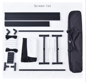 Pantalla de proyector con soporte de 100-120 pulgadas en forma de pantalla al aire libre Pantalla de proyector portátil para Cine exterior hogar patio trasero películas - Product Image 3