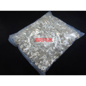 Bornes annulaires Hanyi OT6-4 en cuivre pur 6 AWG pour l'électronique et l'ingénierie électrique - Product Image 1