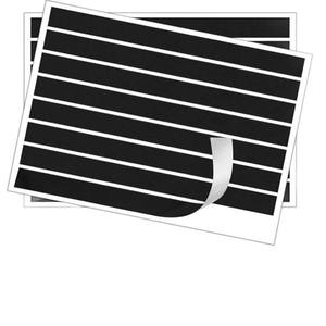 Autocollants de sécurité réfléchissants noirs haute visibilité pour <span class=keywords><strong>casque</strong></span>, 16 pièces, pour <span class=keywords><strong>moto</strong></span> et vélo - Product Image 6