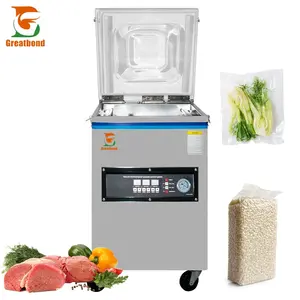 DZ400 Factory Price Industrial Commercial Single Chamber Package Commercial Food Sealer Sealing Vacuum Packaging Machine