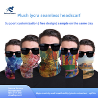Cache-cou en Lycra doublé polaire Reborn UPF50+ – Masque facial respirant, très élastique et sans coutures pour le cyclisme, la pêche et la randonnée