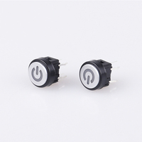 JC-L0643-8.4H interrupteur Tactile avec Led 12v interrupteur Tactile lumineux avec couvercle