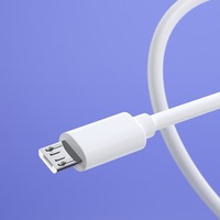Câble Micro-USB Écologique à Charge Rapide 2A pour Android, Conducteur en Cuivre Pur, Alliage d'Aluminium, Compatible Téléphone Mobile