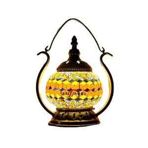 Lampada da tavolo in stile portatile con mosaico classico turco romantico in vetro colorato <span class=keywords><strong>Tiffany</strong></span> - Product Image 3