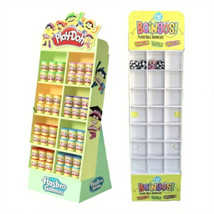 Umwelt freundlicher Wellpappe ständer für Supermarkt-Werbe zwecke Einfache Montage Food Snacks Cosmetics Display - Product Image 1