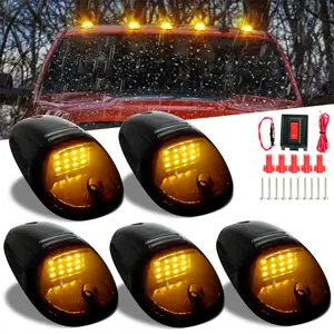 5 in 1 ambra Led Top Running Led Marker Light LED Car Roof Mouse Light per carrello elevatore SUV Ford Chevrolet