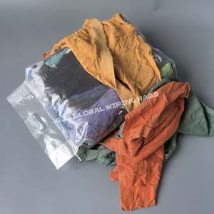 Trapos de Colores Reciclados a Granel 10kg 20kg, Trapos de Algodón Reciclado, Trapos de Felpa Reciclados, Trapos de Algodón para Limpiar Sudaderas - Product Image 1