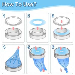 Bolsas de Repuesto para Contenedor de Pañales, 3 Capas, PE/LDPE, Verdes, 6m de Largo, 4 Paquetes/Caja, Marca Lvdi, Logotipo Personalizado, Fábrica China - Product Image 6