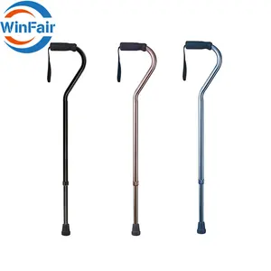 WinFair 개폐식 알루미늄 합금 조정 가능한 지팡이 노인 걷는 목발 지팡이 오래 된 노인 지팡이 지팡이 스틱