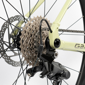 Vélo de Gravel Twitter G2 Max avec Guidon Droit, Cadre en Alliage d'Aluminium, <span class=keywords><strong>Fourche</strong></span> en Fibre de Carbone, 18 Vitesses, Freins à Disque - Product Image 5