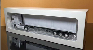 Verkoop <span class=keywords><strong>1</strong></span>/64 <span class=keywords><strong>1</strong></span>/50 Die-cast transporttruck, metalen model met vrije wielen, automodel speelgoed met openende deuren - Product Image 2