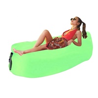 Canapé-lit gonflable, en tissu, Portable, pliable, pour adultes, étanche, canapé de jardin, plage, sac de couchage