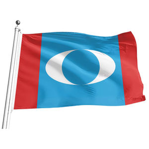 Производитель Gahumi, продающий 3x5 футов висячий полиэфирный флаг Малайзии для выборов с латунными люками, флаг берсату для выборов - Product Image 6