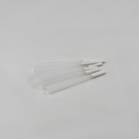 Tubes filtrants coniques en papier kraft brun personnalisés, pré-roulés, avec design évasé, enduits de cire de polyéthylène aseptique