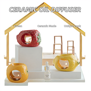 Lámpara de Aromaterapia de Cerámica Ecológica, Difusor de Aceites Esenciales Purificador de Aire, Artesanía Creativa, Regalos Decorativos para el Hogar - Product Image 2