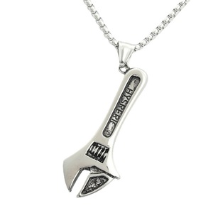 Collar con Colgante de Llave Inglesa Hysperic de Acero Inoxidable, Joyería con Diseño de Herramienta para Hombre, Regalo 280470 - Product Image 3