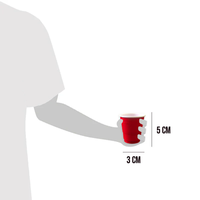 Mini-pinte de vin rouge de 2oz emballée sur mesure jetable en verre lavable au lave-vaisselle pour l'eau, le café, le lait, la bière gobelet à shot en plastique