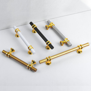 Stainless Steel Cabinet Handles Drawer <b>Knobs</b> <b>for</b> Wardrobe <b>Dresser</b> Bathroom Hotel Furniture-Modern Design Easy Installation - Product Image 1