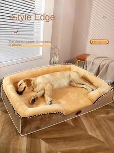 Sofá cama extragrande ecológico personalizado para perros, cama ortopédica impermeable de espuma viscoelástica para mascotas para perros grandes y gatos - Product Image 6