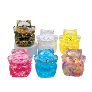 Shuotian cát lún quyến rũ Keychain Flash hiển thị hộp mù đồ trang sức treo Túi ba lô Mặt dây chuyền móc chìa khóa - Product Image 1