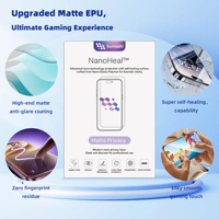 EPU Hydrogel Sichtschutz AP Displayschutzfolie für iPhone 18 Pro Max 17 16 15 Matt Selbstheilend Kratzfest Stoßresistente Folie