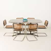 Triangle Quartz Pierre Conseil Bureau De Réunion Table De Conférence Rétractable Fin Chaises Combinaison et 4 Chaises Ensemble