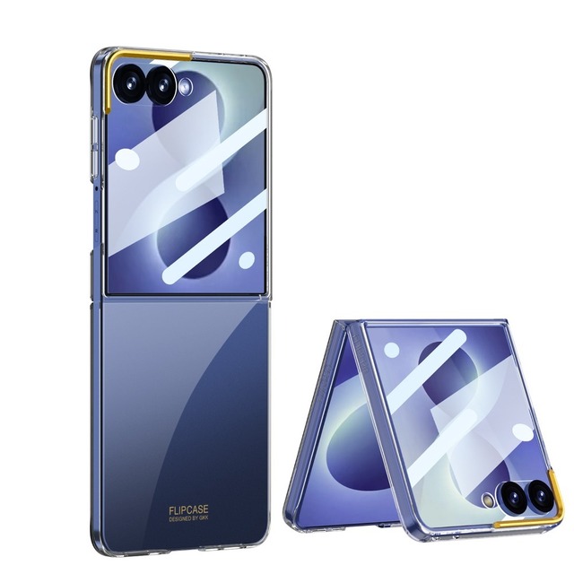 Screen Protector Phone Cases for Samsung Galaxy Galaxy Z Flip 8 Matte Finish Hard Anti Scratch Phone Cover