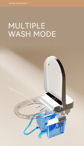 Nouvelle arrivée : WC intelligent en céramique blanche allongé, à poser au sol, avec siège chauffant et séchage à l'air, pour usage domestique - Product Image 5