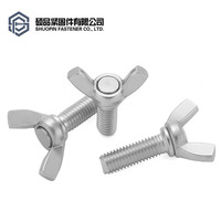 Edelstahl Flügelschraube SS304 Schmetterlingsschraube für Möbel Schrank Küche Bad Hardware DIY Heim-Montage Befestigungselement
