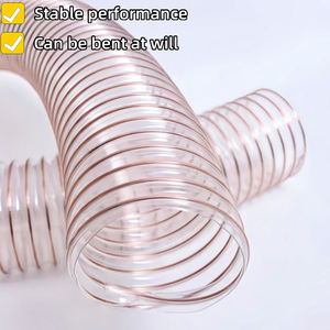 Manguera de Succión Corrugada Transparente de PU, Flexible, Inodora, de 0.63mm de Grosor, Ecológica, de 10M/20M, Duradera, para <span class=keywords><strong>Aspiradora</strong></span> de Alta Presión - Product Image 4