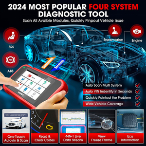 LAUNCH X431 CRP 123E V3.0 OBD2 <strong>Code</strong> Reader Scanner Professional Car Diagnostic Tool Diesel Models Supports <strong>4</strong> Systems English - Product Image 3