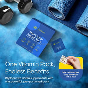 Paquetes diarios de vitaminas para la salud total de los hombres, 22 minerales, vitaminas, suplemento multivitamínico todo en uno para el estrés energético, soporte para el corazón - Product Image 4