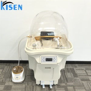 Kisen Nouveau Lavabo Portable pour Shampooing et Spa Capillaire, Sans Tuyauterie, avec Chauffe-Eau à 2 Réservoirs et Arche Dorée - Product Image 6