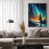 D43 Arbre Étoile Diamant Art Peinture Kits Plein Foret 5D Peinture avec Diamants Art Peinture Kits DIY Artisanat Kits