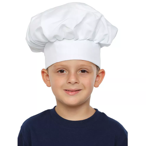 Gorro de Chef Simple, Ecológico, de Sarga Resistente y Duradera para Niños, Uso Doméstico, para Panaderos y Chefs - Product Image 2