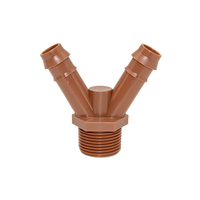 Connecteur de tube barbelé de tuyau de 17mm 2 pouces 3/8 raccord rapide tuyau d'irrigation goutte à goutte