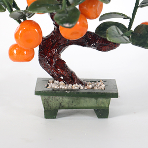 Árbol de la Suerte de Cristal de Jade Natural al por Mayor, Bonsái de Cristal Reiki, Árbol de Manzana de Cristal para Decoración del Hogar - Product Image 4