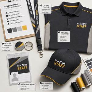 Kit de Artículos Promocionales Personalizados para Eventos Deportivos, Cordón, Pin, Ropa Deportiva, OEM, ODM, Múltiples SKU, Regalo para Fanáticos - Product Image 4