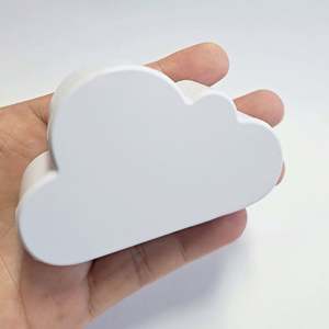 Anti-stress en forme de nuage, mignon, avec logo personnalisé, balle anti-stress en PU, balle anti-stress en mousse PU en forme de nuage promotionnelle - Product Image 2