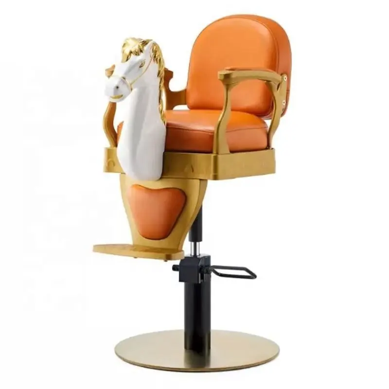 Professional children's salon chair supplier children's hydraulic pump pony chair