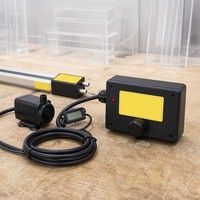 Outil manuel de 125 cm pour plier le plastique acrylique, le plexiglas transparent et les panneaux PVC, avec fonction de chauffage et de mise en forme