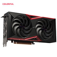 Carte graphique colorée RTX 5050 Waraxe DUO 8 Go, refroidisseur RGB à double ventilateur, DLSS 4, GPU de jeu avec accélération IA pour PC de bureau