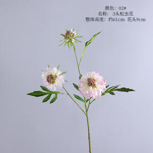 H-546 kualitas tinggi bunga buatan grosir puncak krisan pinus kordyceps dan simulasi bunga jagung alat peraga Dekorasi Rumah - Product Image 2