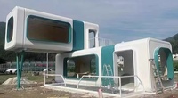 Nouvelle conception de maison miniature, maison préfabriquée, espace de glamping mobile, capsule hôtelière, hôtel en plein air, maison miniature