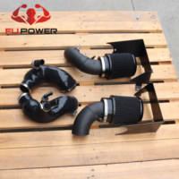 Nouveau kit de tuyaux d'admission turbo en silicone avec filtres coniques à double entrée Fupower Performance pour Stinger/Genesis G70 3.3L V6
