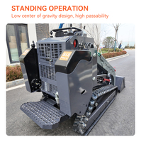 Mesin Diesel Kubota 25Hp yang Disetujui EPA untuk Pekerjaan Kebun dan Pertanian, Dilengkapi Track Loader, Bucket Hidrolik, dan Quick Hitch Attachment