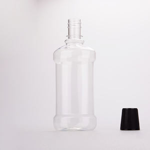 BPA ücretsiz fabrika 500ml boş koyu Amber <span class=keywords><strong>PET</strong></span> plastik ağız yıkama şişesi gargara plastik şişeler - Product Image 4