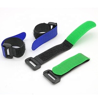 Bande de fixation arrière collante solide et robuste attache de câble auto-agrippante réglable Double crochet et boucle latéraux avec boucle