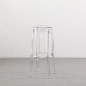 Atacado granel novo produto Transparente Clear Crystal PC Dining Plastic Stool <span class=keywords><strong>Chair</strong></span> - Product Image 6